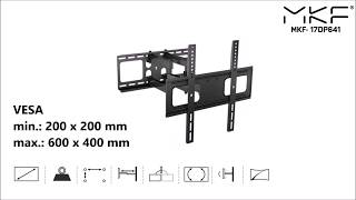 MKF17DP641 kloubový držák na TV 37quot  70quot [upl. by Carrel]