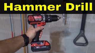 How To Use A Hammer DrillTutorial [upl. by Inilahs]