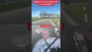 Warum ist der Schüler hier durchgefallen fahrprüfung fahrstunde fahrlehrer fahrschüler viral [upl. by Beore]