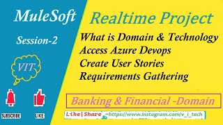 MuleSoft  Realtime Project Session2 vitechtalks  Requirements Gathering  Azure Devops  BFS [upl. by Grindlay]