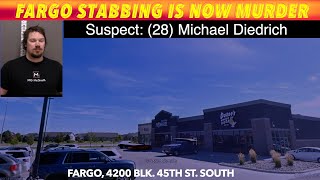 UPDATE Fargo Stabbing Now Murder [upl. by Rhett]