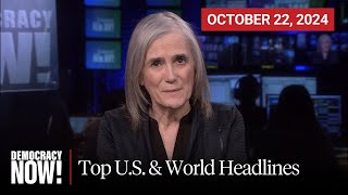 Top US amp World Headlines — October 22 2024 [upl. by Nomzed679]