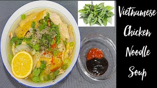 How To Make AUTHENTIC Vietnamese Pho Noodle Soup RecipeEasy And Quick Vietnamese Chicken Pho recipe [upl. by Simdars]