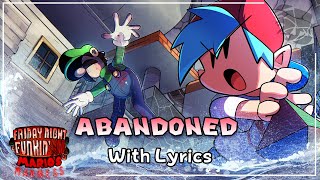 Abandoned WITH LYRICS  FNF Marios Madness Cover [upl. by Hoem]