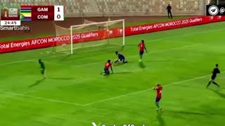 The Gambia vs Comoros 12 Goals ResultsHighlights Africa Cup of Nations2024 Alassana Jatta Goal [upl. by Tidwell]