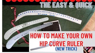 How to make hip curve ruler topts [upl. by Auhs]