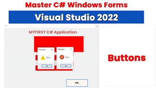 C Windows Forms Application Tutorial for Beginners Part 3  Complete Guide 2022 [upl. by Worth]