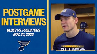 Nov 24 Postgame Interviews [upl. by Aala40]