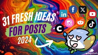 31 FRESH Social Media Ideas to Boost Your Art Business  Business Tips for Artists [upl. by Roselyn]