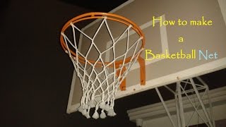 How to make a Basketball net  12 strings [upl. by Akenom277]