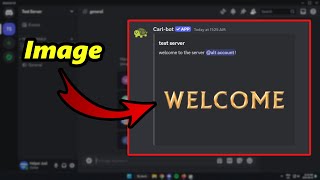 Create Discord Welcome Message With Image TUTORIAL [upl. by Seagraves136]