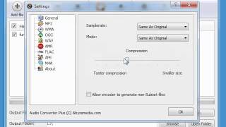 Abyssmedia Audio Converter Plus video tutorial [upl. by Ahsikad]