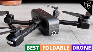 Snaptain SP510 Foldable GPS FPV Foldable Drone with Motorised Camera  In Depth Unboxing and Review [upl. by Anuaik]