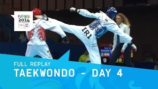 Taekwondo  Knockout Rounds  Full Replay  Nanjing 2014 Youth Olympic Games [upl. by Aihsem119]