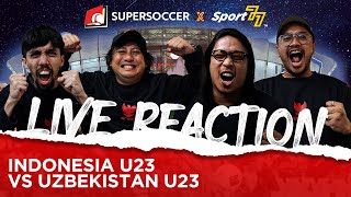 🔴 SEMIFINALS INDONESIA U23 VS UZBEKISTAN U23 LIVE REACTION [upl. by Llij72]