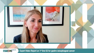 ESMO 2020 Expert Video Report on 1st line ICI for gastro oesophageal cancer [upl. by Esoranna]