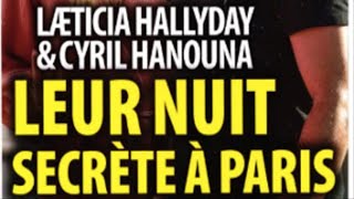 Cyril Hanouna Laeticia Hallyday nuit secrète à Paris photo [upl. by Kerwon]