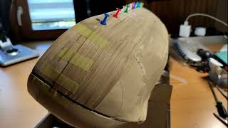 Endeavour  Step By Step Video Build  Placement Of The Second Cover Of The Hull  Part 7 [upl. by Yanahc]