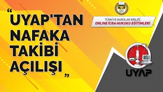 UYAPtan Nafaka Takibi Açılışı [upl. by Yelsew]