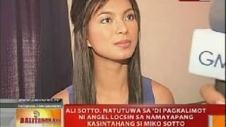 Ali Sotto natutuwa sa di pagkalimot ni Angel Locsin sa namayapang kasintahang si Miko Sotto [upl. by Llabmik381]