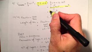 Volume amp Arc Length National 5 NAB Unit 1 Outcome 14 21 22 Practice 1 Maths [upl. by Dorcas895]