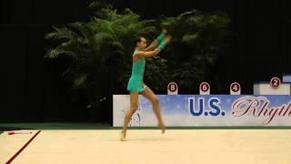 Kiana Eide  Clubs Finals  2013 US Rhythmic Championships [upl. by Ruelle]