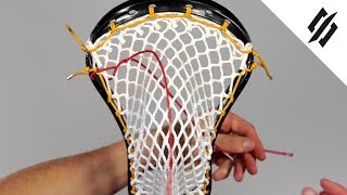 How to String a Lacrosse Head  Shooting Cord  Step 10  StringKing [upl. by Isied]