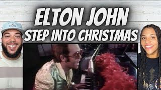 SO FUN FIRST TIME HEARING Elton John  Step Into Christmas REACTION [upl. by Lissie517]