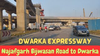 Dwarka Expressway Package2  Najafgarh Bijwasan Road to Dwarka Sector 2223 dwarkaexpressway [upl. by Long]