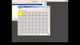 810 Tafels bewerken op touchscreenkassa DEMO SharpMplusKassanl [upl. by Tiertza]