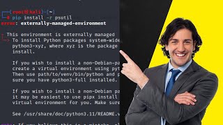 error externallymanagedenvironment Kali Linux 2023 Fixed [upl. by Atsocal807]