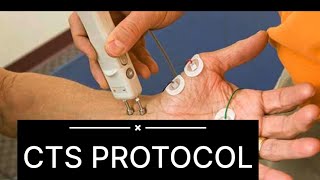 CTS PROTOCOL  HOW TO DO carpal tunnel syndrome study neurology neurotech emg ncs [upl. by Troth]