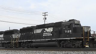 BNSF 5915 w Two NS GP60s Bellevue OH 61817 [upl. by Kwarteng567]