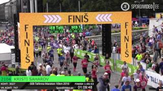 KRISTI SAHAROV 2104 l SEB Tallinna Maraton 10km 2016 [upl. by Nehgem333]