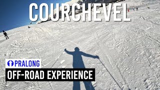 Offroad experience on blue piste Pralong in Courchevel Les 3 Vallées Subtitles [upl. by Vallery]