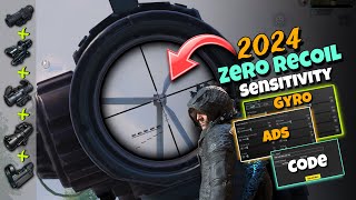 2024 World Best Sensitivity Settings 🔥 For All Mobile Non Gyro And Gyroscope ✅  PUBG MOBILE [upl. by Mell]