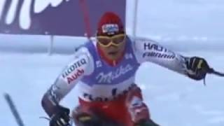 Kalle Palander wins slalom Flachau 2004 [upl. by Barn]