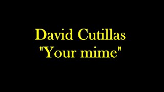 David Cutillas  Your mime recording with drums [upl. by Woothen]