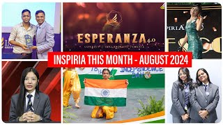 Inspiria This Month  August  Inspiria Freshers  Esperanza 40 [upl. by Rothmuller570]