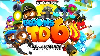 Black Border Bloons TD6 No Commentary Peninsula  Chimps [upl. by Seafowl157]