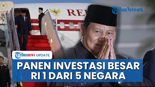 Rangkuman Kunjungan Prabowo ke 5 Negara Bawa Oleholeh Investasi Rp 294 T Disebut Lebihi Target [upl. by Namwen]