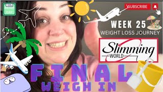 Slimming World Week 25  final weigh in [upl. by Apfelstadt]