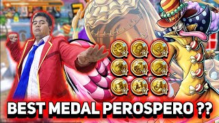 Review Perospero Level 100 Dengan 3 Medal Terbaik 🔥🔥  One Piece Bounty Rush [upl. by Ylehsa]