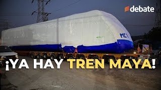 ¡Ya hay Tren Maya Salen primeros vagones de la planta armadora en Hidalgo con destino a Cancún [upl. by Eintirb601]