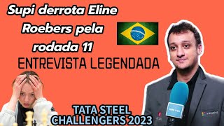 Entrevista Legendada com Supi após vitória contra Eline Roebers  Challengers 2023 [upl. by Nael843]