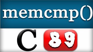 memcmp Function in C Programming Language Video Tutorial [upl. by Chaing35]