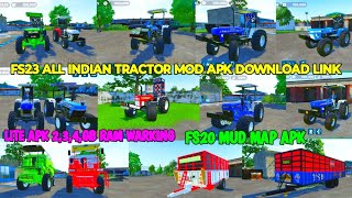 FS 23 all Indian tractor mod apk  FS 23 Nishu deshwal tractor mod download link  fs23mod viral [upl. by Tlevesoor]