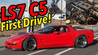 My First Time Driving My LS7 C5 Corevette [upl. by Aeduj]