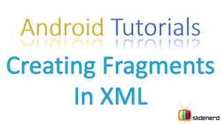 115 Adding Fragments in XML [upl. by Aimal]