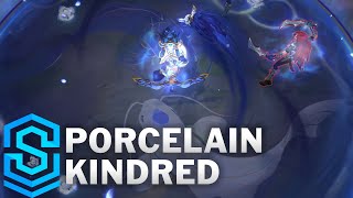 Porcelain Kindred Skin Spotlight  PreRelease  League of Legends [upl. by Hedvig]